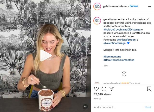 giveaway sammontana chiara ferragni