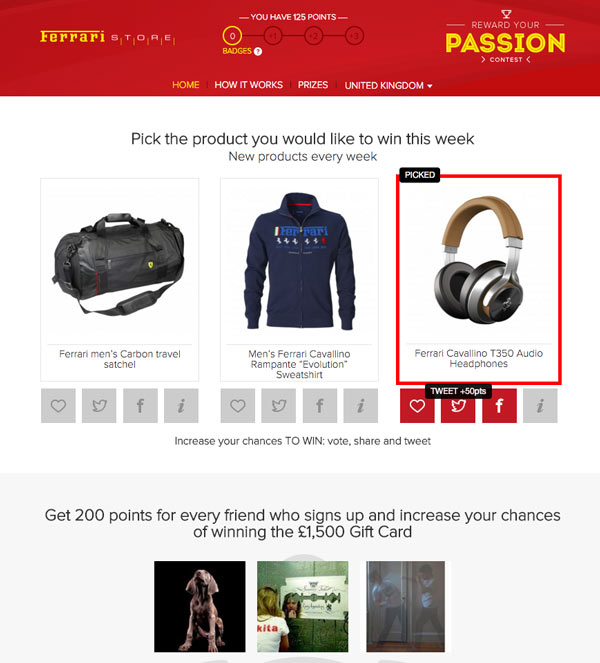 contest e giveaway internazionali