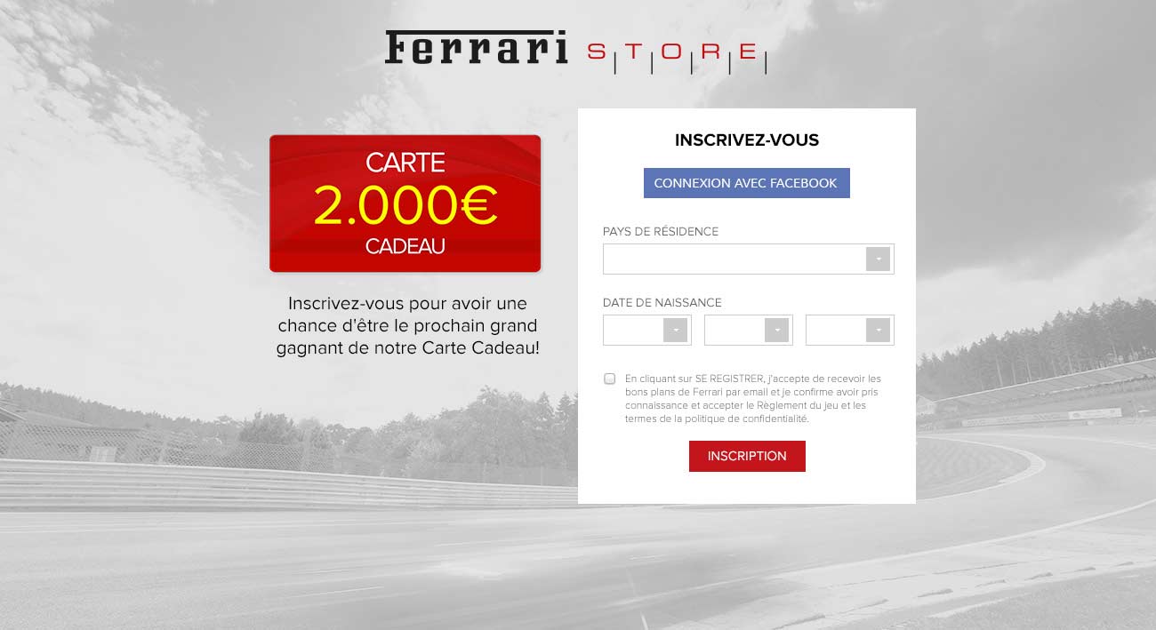 contest internazionale ferrari