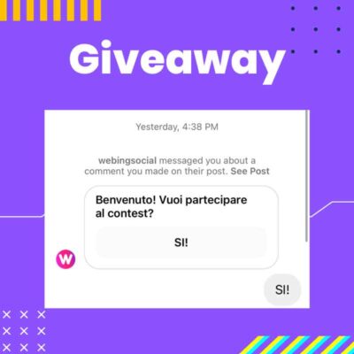 giveaway instagram chatbot